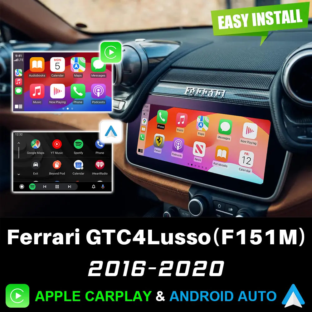 Ferrari GTC4Lusso F151M carplay upgrade-Siiwoll