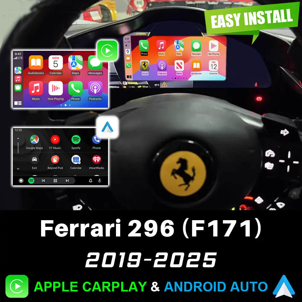 Navisir Ferrar 296 F171 carplay upgrade