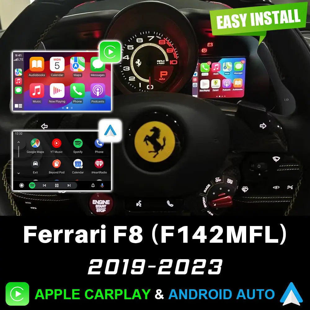 Navisir Ferrari F8 F142MFL carplay upgrade