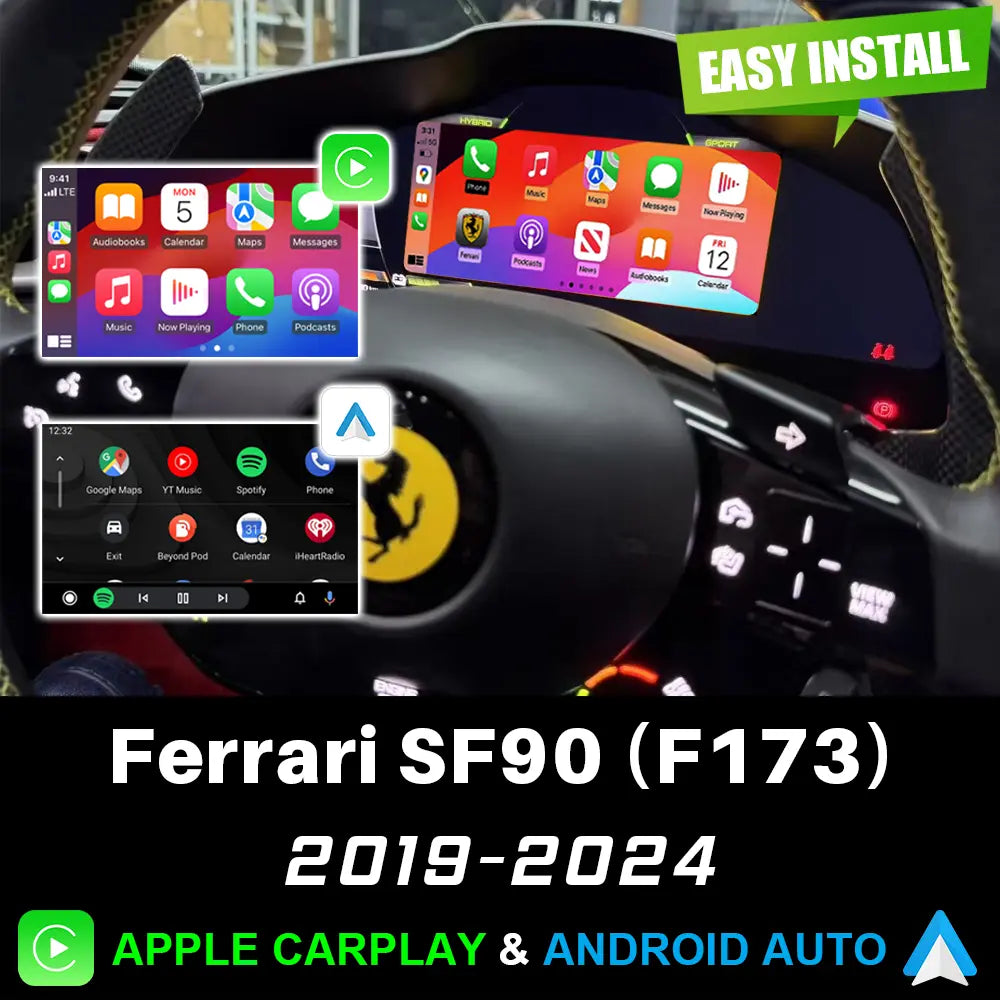 Navisir Ferrari SF90 F173 carplay upgrade